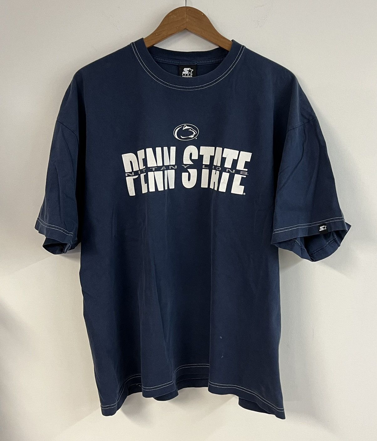 NCAA Starter Penn State Nittany Lions White Stitching T-Shirt Size US XL / EU 56 / 4 - 1 Thumbnail