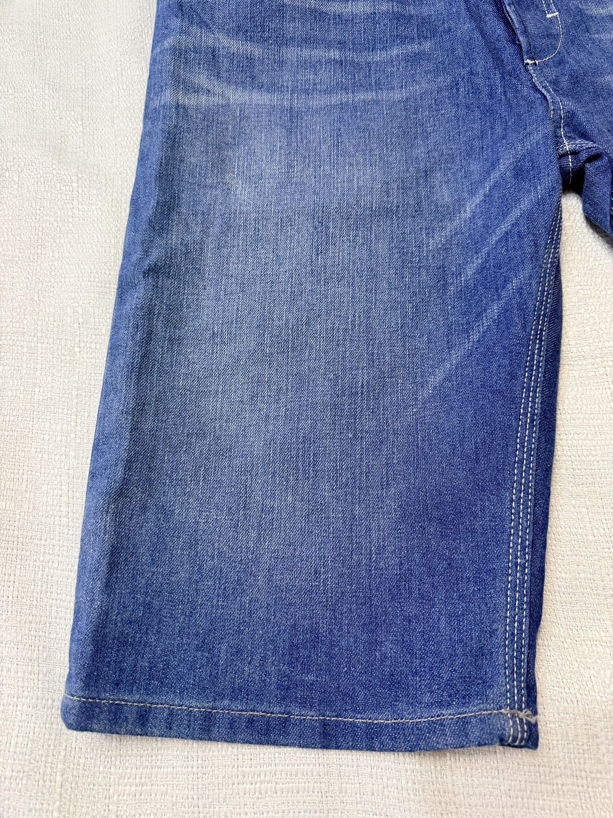 Diesel Diesel Kroshort Short Denim Pants Mens 34 Indigo Blue Size US 34 / EU 50 - 5 Thumbnail