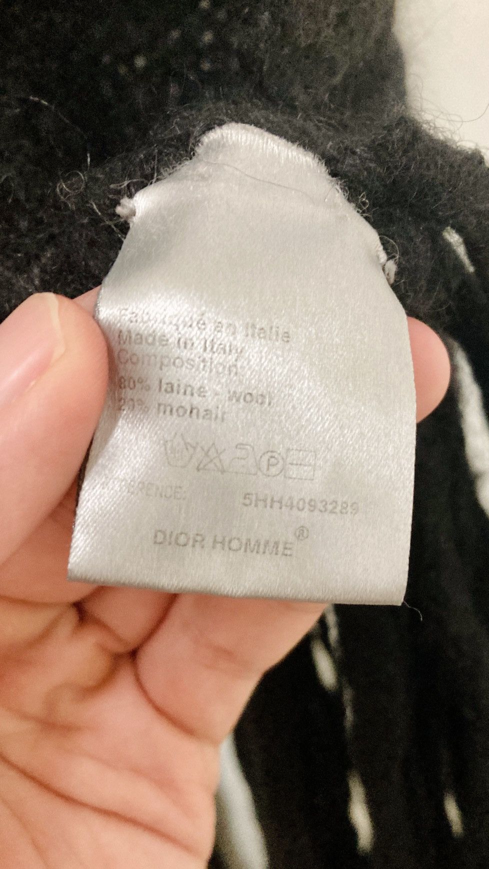 Hedi Slimane DIOR HOMME BY HEDI SLIMANE 05AW/FW RUNWAY SCARF ARCHIVEPIECE Size ONE SIZE - 10 Thumbnail