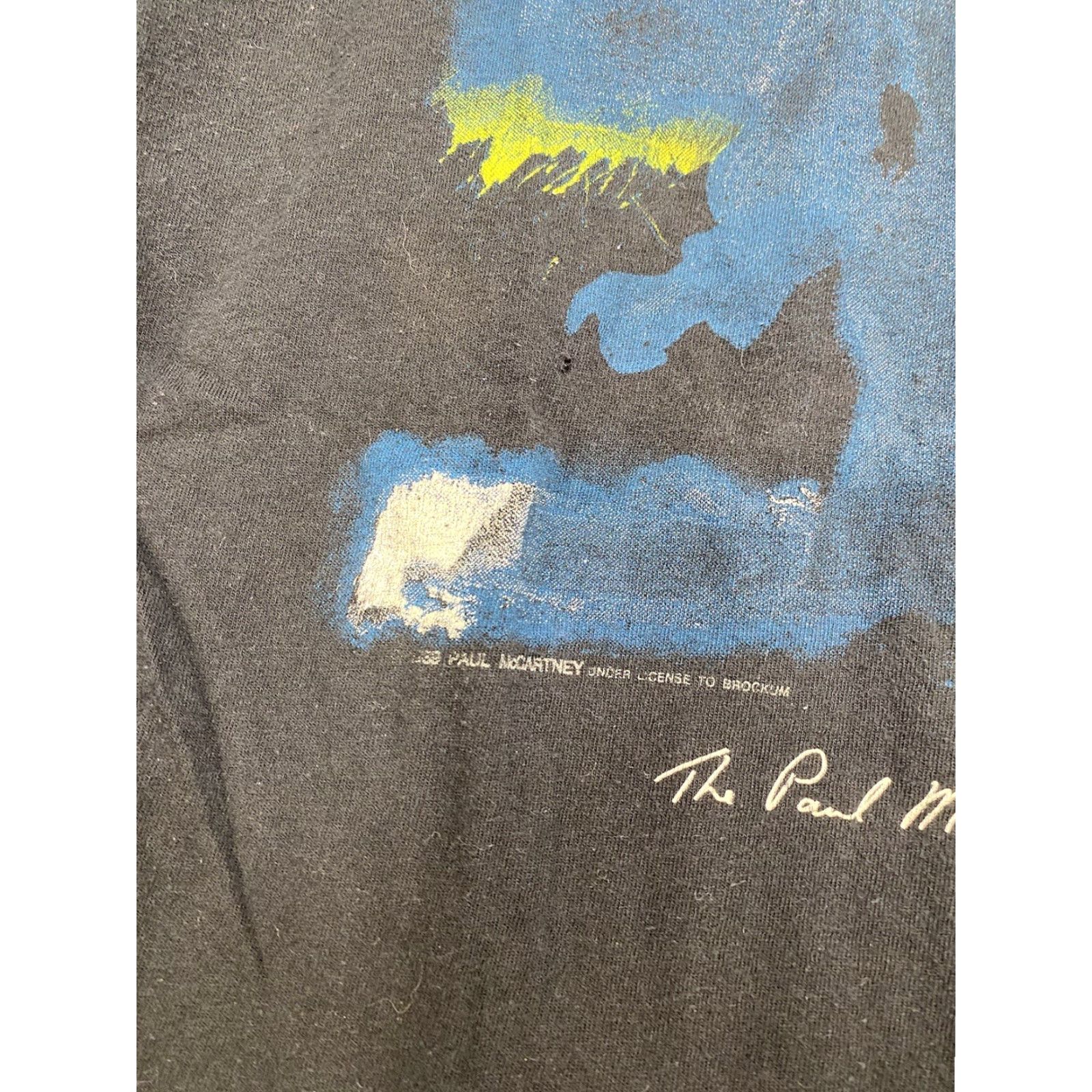 Fruit Of The Loom VINTAGE Paul McCartney Shirt Mens XL World Tour 1989-90 Single Stitch Music Band Rock USA 80s 90s Size US XL / EU 56 / 4 - 3 Thumbnail