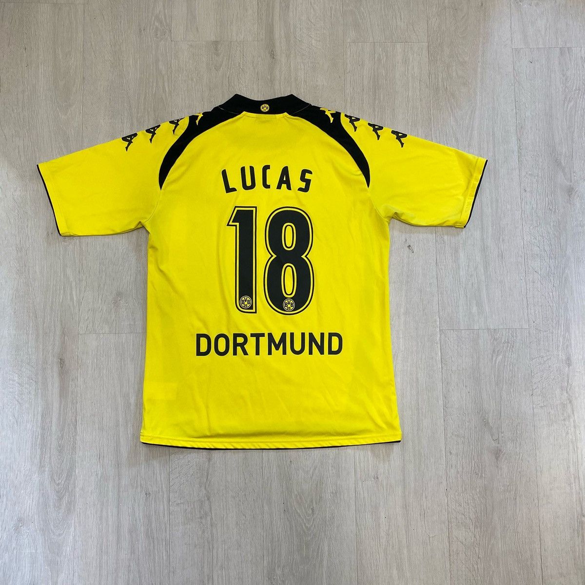 Kappa Kappa Borussia Dortmund 2007/2008 home shirt #18 Lucas Size US XL / EU 56 / 4 - 1 Thumbnail