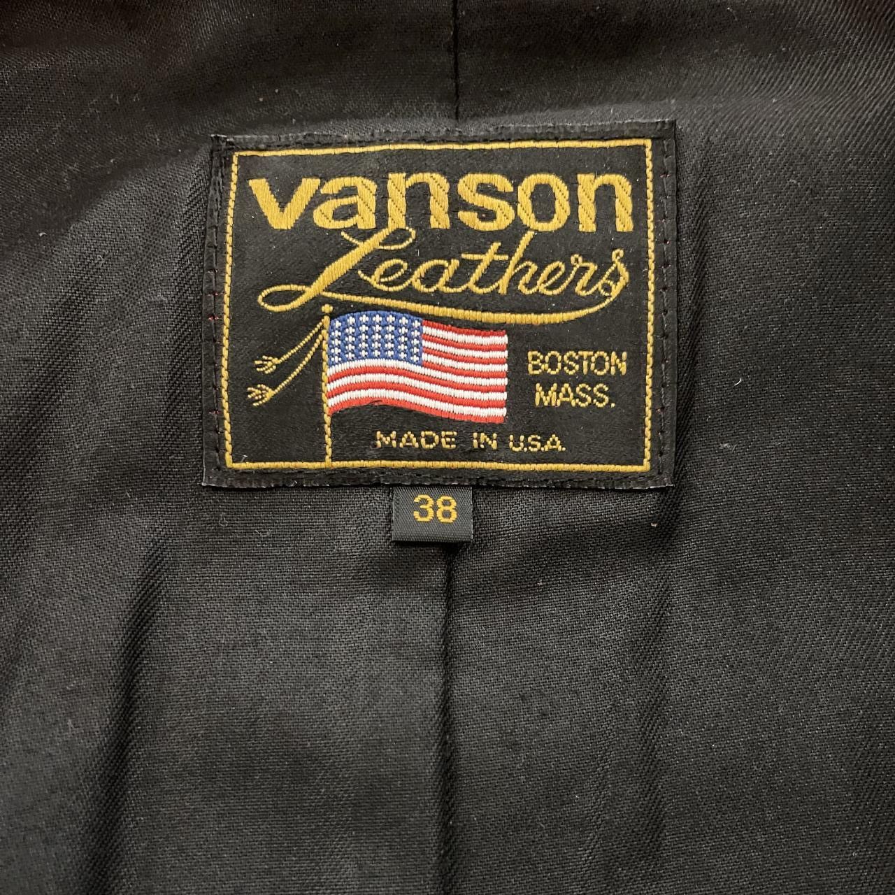Vanson Leathers Vanson Leathers Leather Motorcycle Racing Jacket Size US S / EU 44-46 / 1 - 7 Thumbnail
