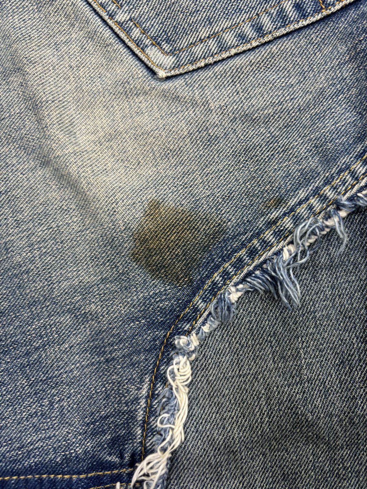 20471120 Archival AW2000 20471120 PAPER RECYCLED DENIM F773 Size US 32 / EU 48 - 11 Thumbnail