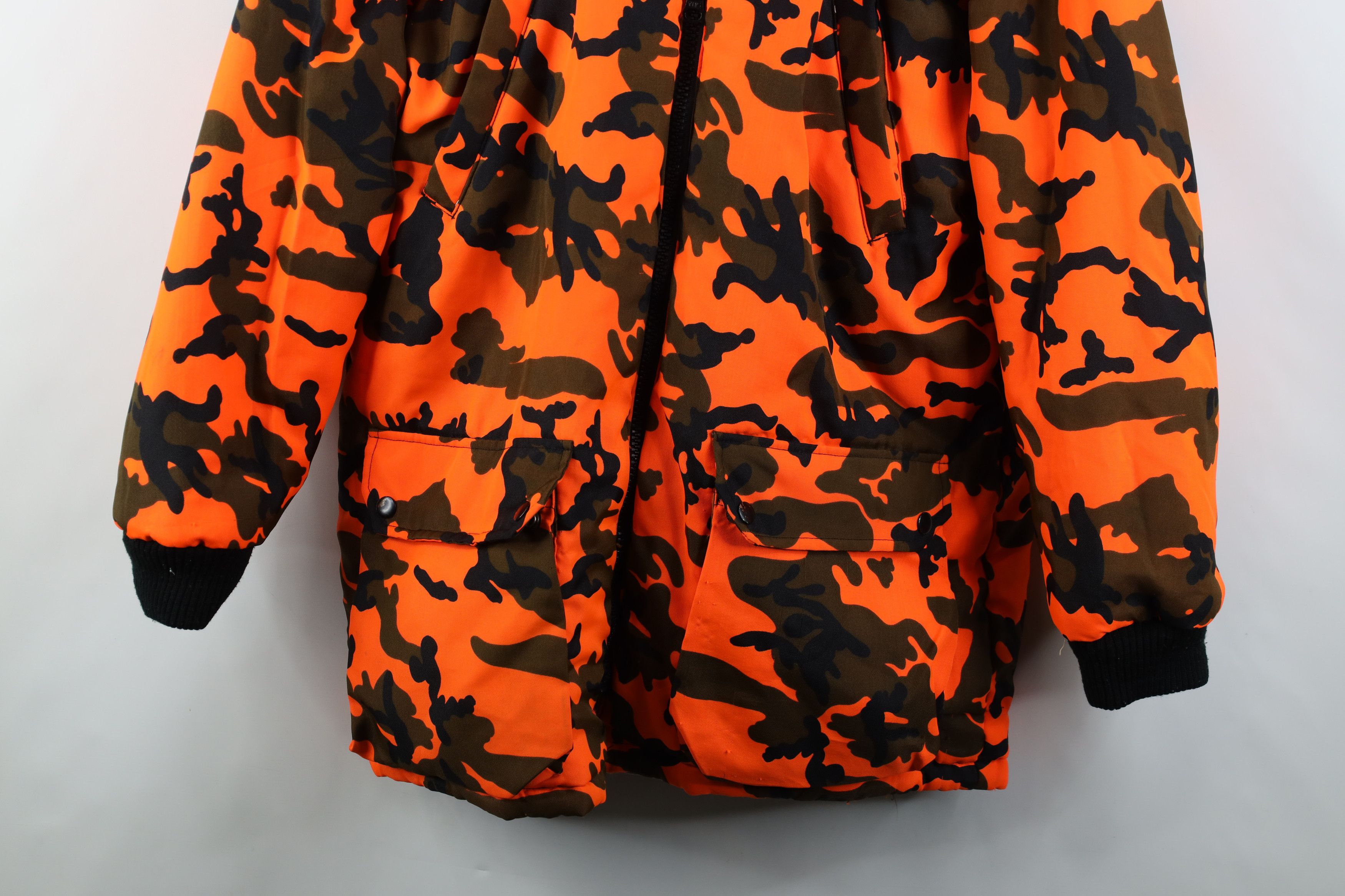 Vintage Vintage 90s Streetwear Reversible Camouflage Parka Jacket Size US L / EU 52-54 / 3 - 14 Thumbnail