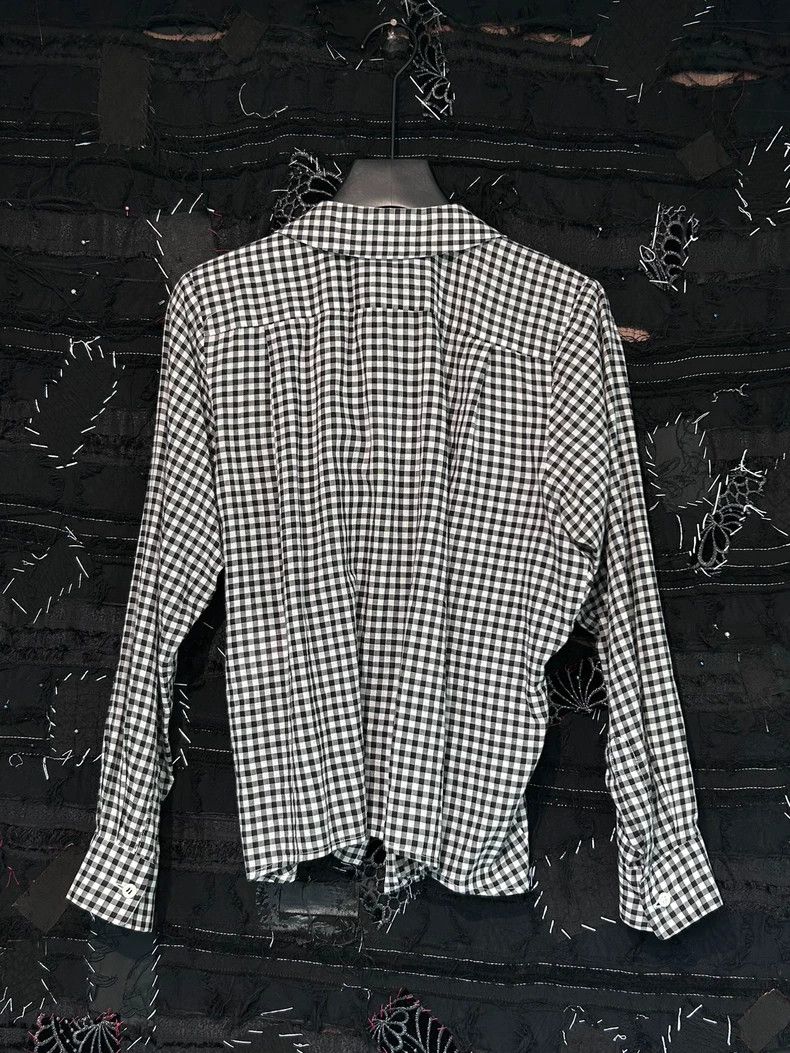 Other Comme Des Garcons Black and white plaid embroidered front Size S / US 4 / IT 40 - 2 Thumbnail