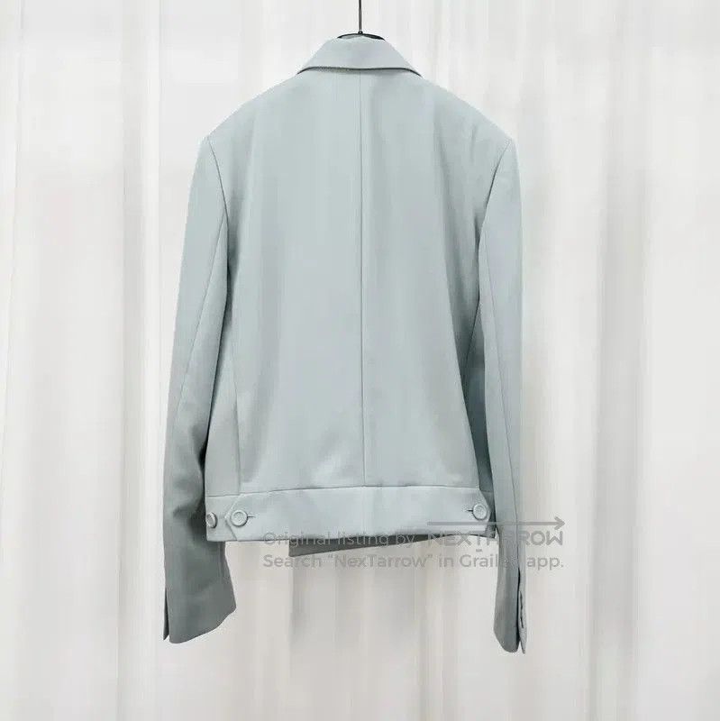 Dior Dior Blue Grey Wool Long Sleeve Jacket . Size US M / EU 48-50 / 2 - 2 Thumbnail