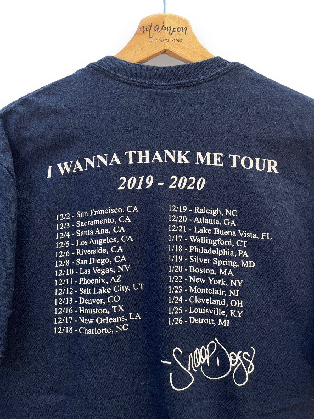 Rap Tees × Snoop Dogg Snoop Dogg Tour Tee Size US M / EU 48-50 / 2 - 7 Thumbnail