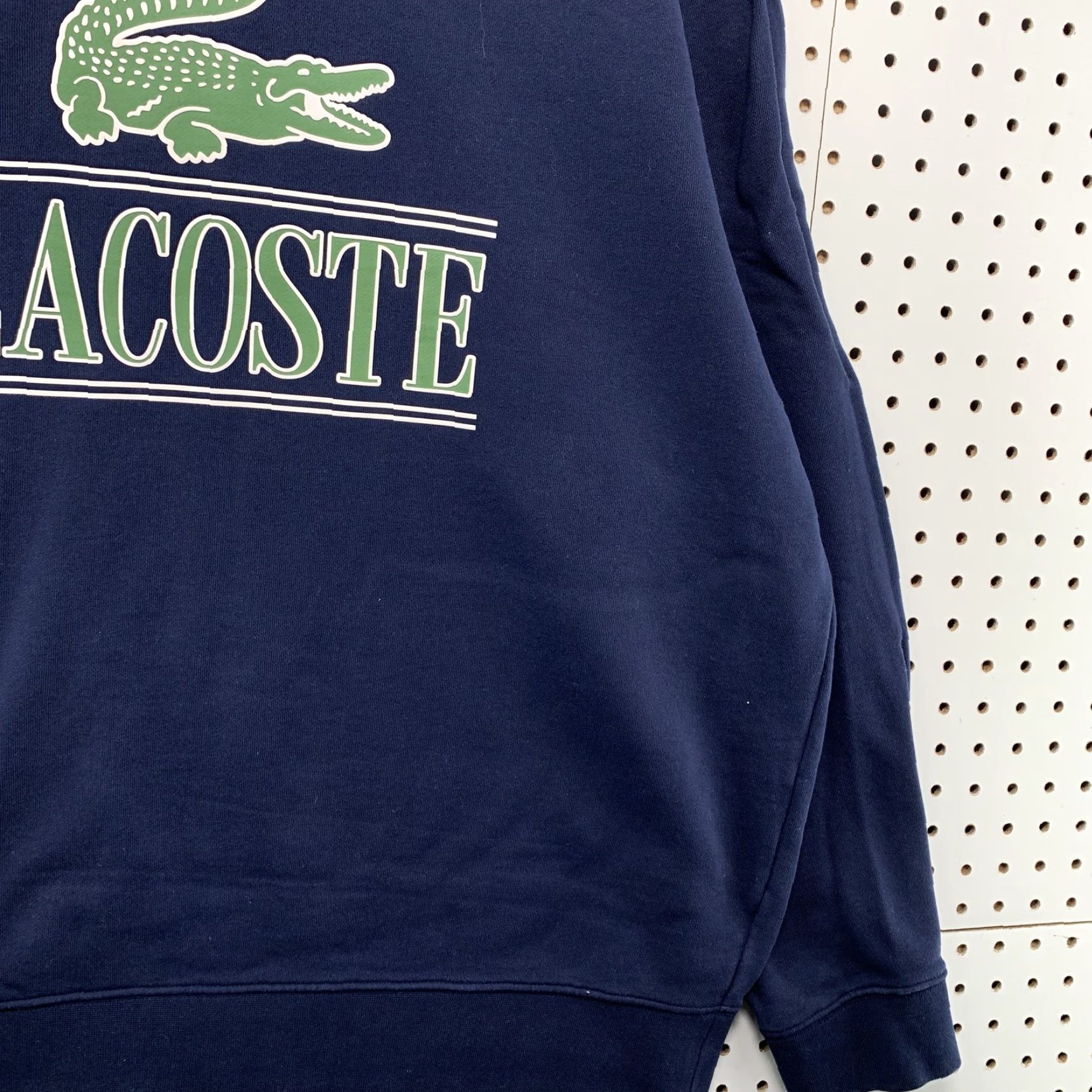 Lacoste Lacoste Crewneck Sweatshirt Mens 3XL Navy Blue Big Alligator Logo Pullover Size US XXL / EU 58 / 5 - 5 Thumbnail