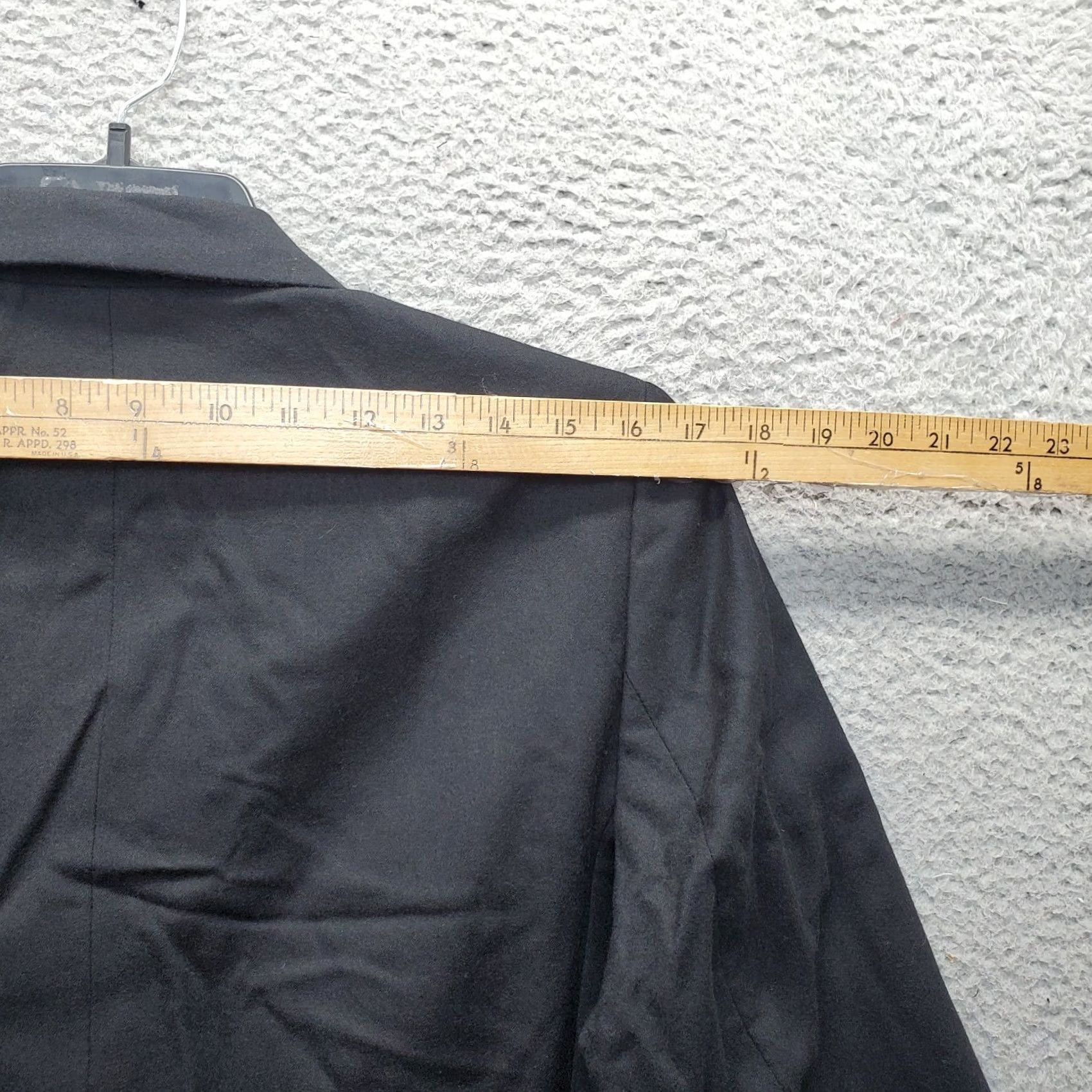 Talbots Talbots Blazer Jacket Women 10 Black Formal Notch Lapel Single Breasted 2 Button Size L / US 10 / IT 46 - 4 Thumbnail