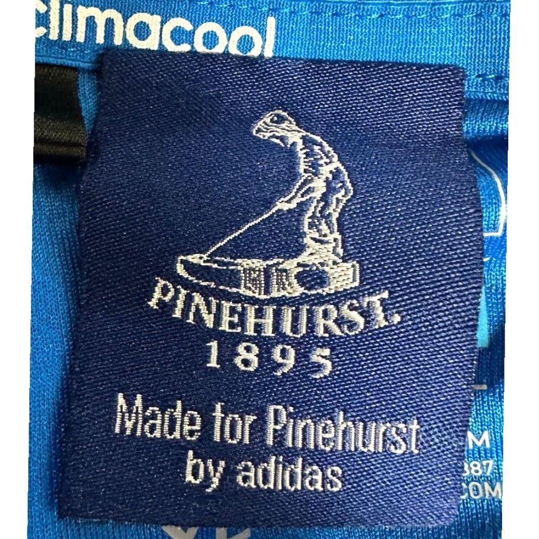 Adidas Adidas Polo Shirt Mens XL Blue Climacool Pinehurst 1895 Golf Rugby Shirt Short Sleeve Athletic Polo Size US XL / EU 56 / 4 - 4 Thumbnail