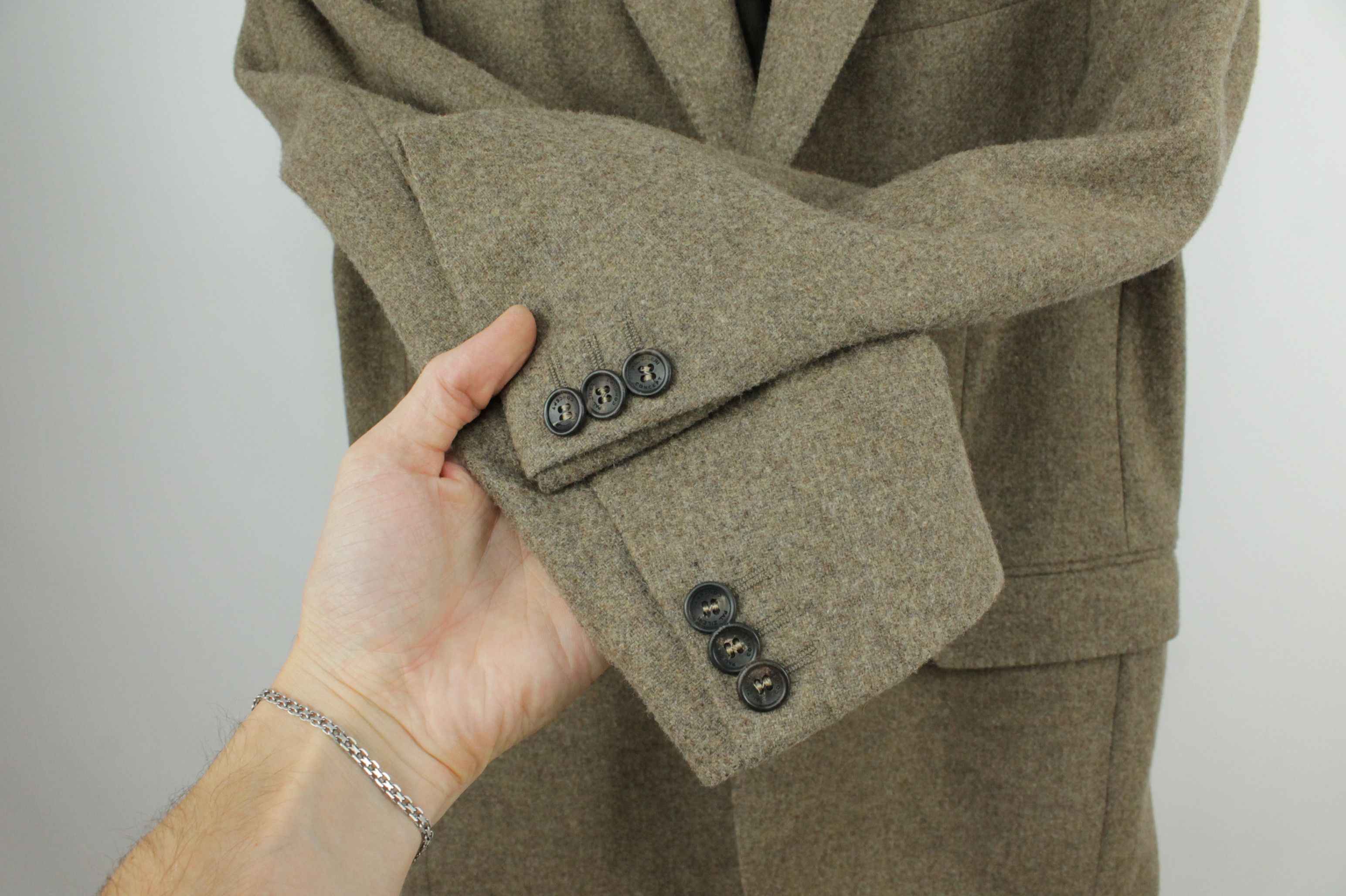 Pal Zileri Pal Zileri Concept Brown Fleece Wool Blazer Jacket Men's Size US M / EU 48-50 / 2 - 3 Thumbnail