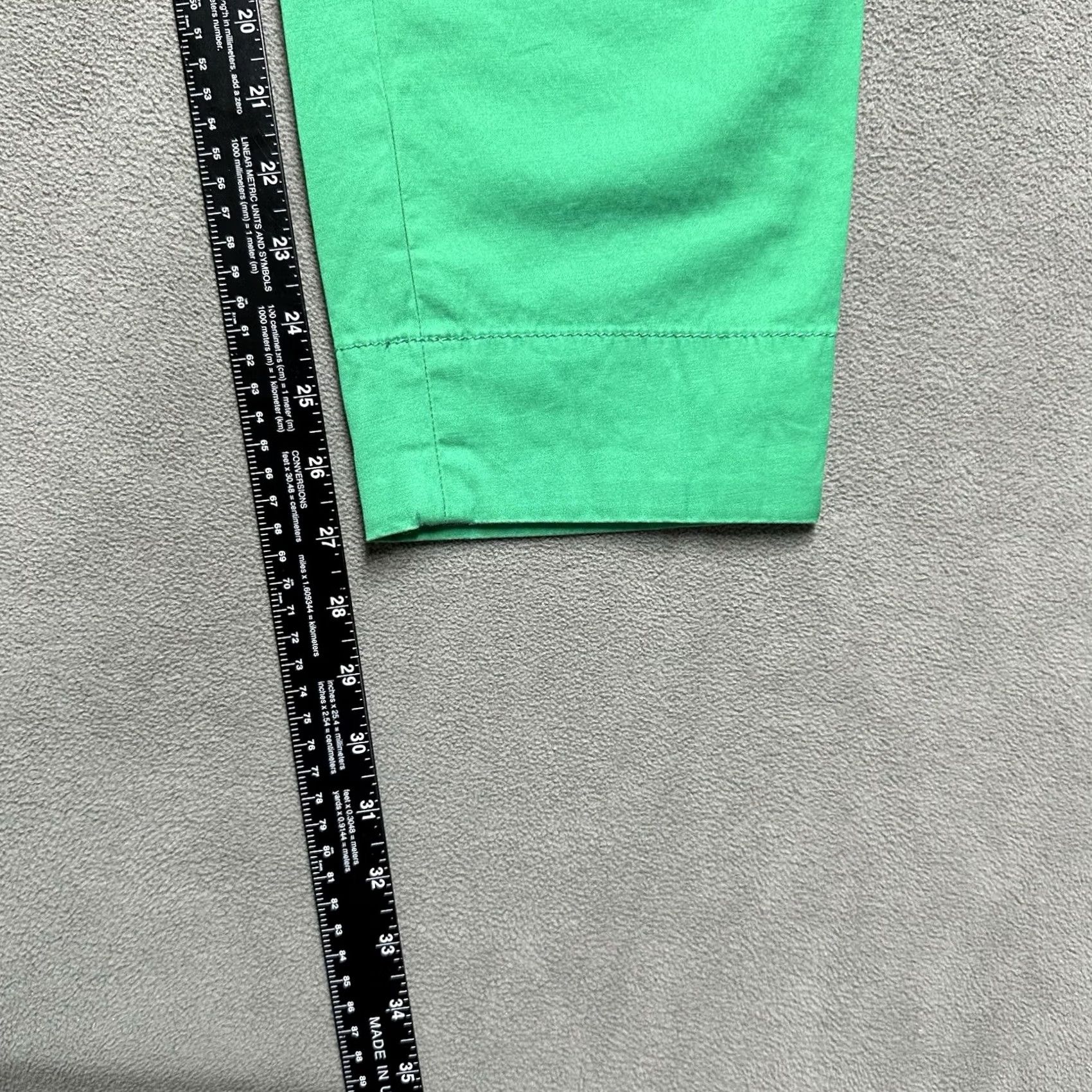 Talbots Talbots Pants Womens 12 Bright Green Girlfriend Chino Casual Lightweight EUC Size 34" / US 12 / IT 48 - 7 Thumbnail