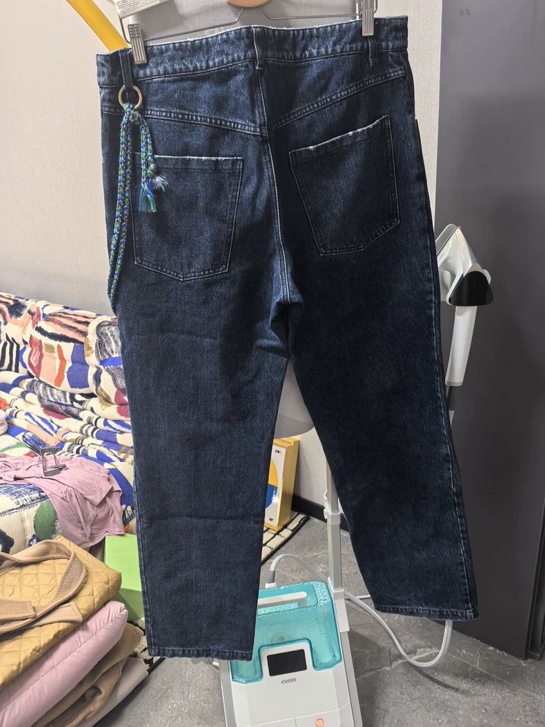 Song For The Mute Song For The Mute Distressed Wash High-waisted Wide Leg Je Size US 34 / EU 50 - 2 Thumbnail