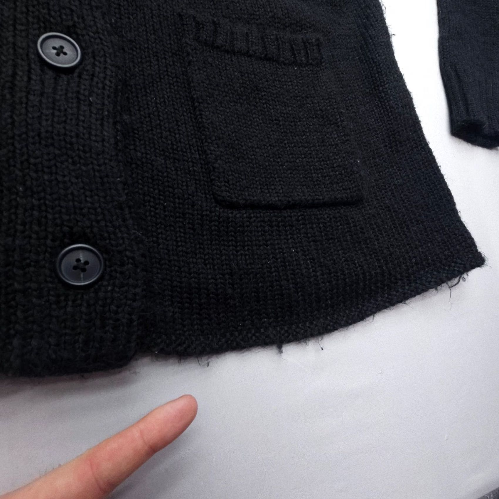 Vintage Idyllwind Miranda Lambert Cardigan Womens L Wool Blend Shawl Geometric Aztec Western Black Cardigan Sweater Seasonal All Seasons Women's Fashion Size L / US 10 / IT 46 - 6 Thumbnail