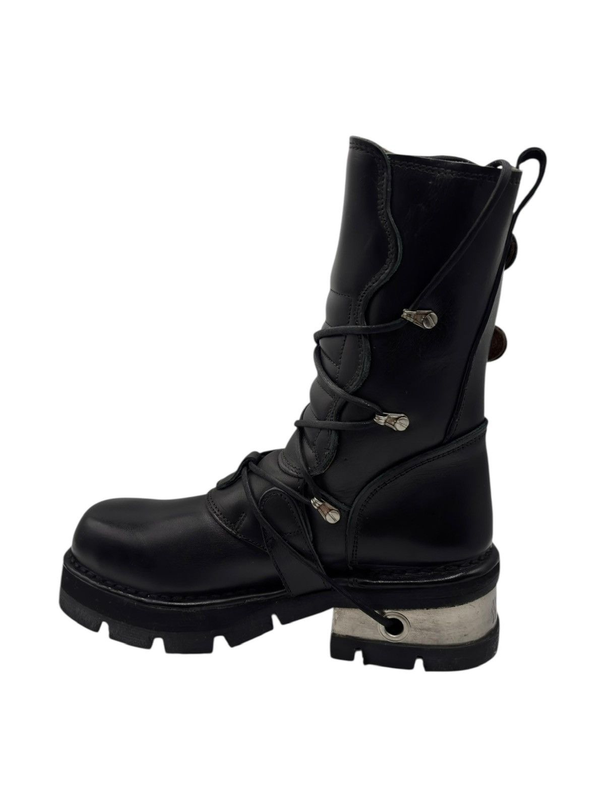 New Rock Vintage New Rock heeled mid-calf boots Size 40 Size US 10 / IT 40 - 5 Thumbnail