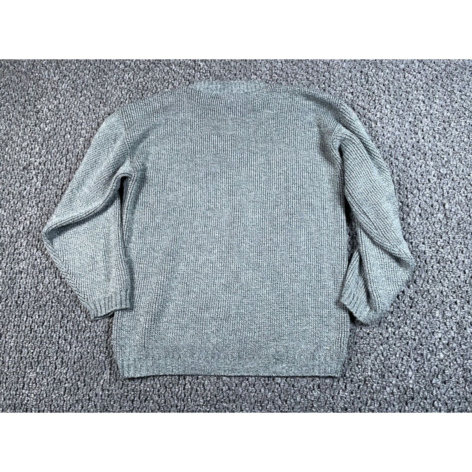 Etro VTG 80s Geometric Pattern Sweater Men's Medium Gray Crewneck Knit Pullover Vintage Size US M / EU 48-50 / 2 - 2 Thumbnail
