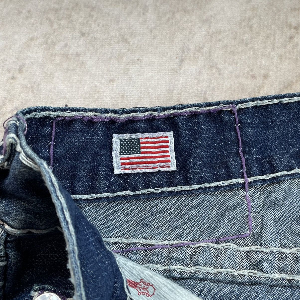 Japanese Brand × True Religion True Religion Baggy Y2K Distressed Chief Keef Wide Jeans Size US 36 / EU 52 - 15 Thumbnail