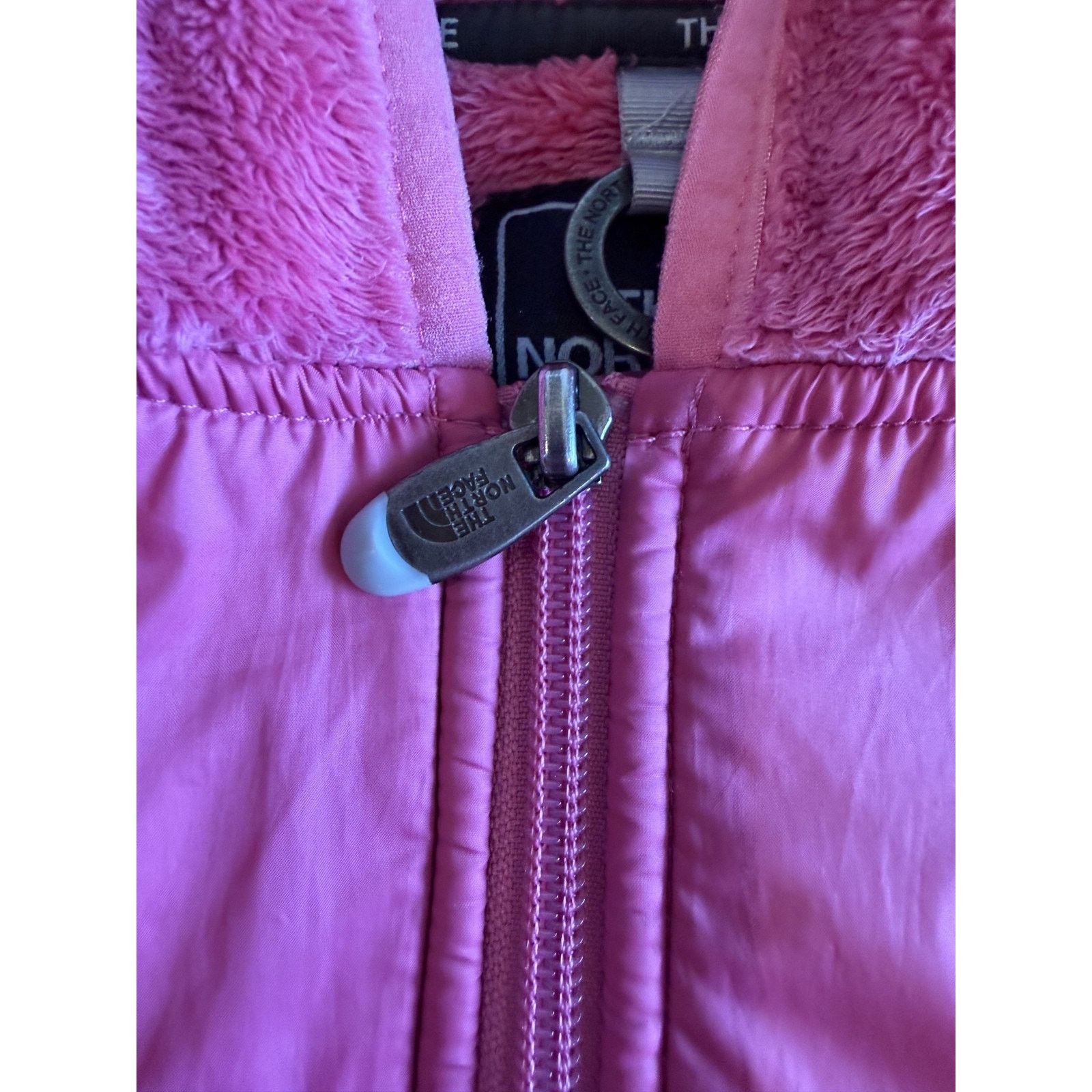 The North Face The North Face Jacket Small Pink Soft Fleece Hooded Full Zip Size S / US 4 / IT 40 - 7 Thumbnail