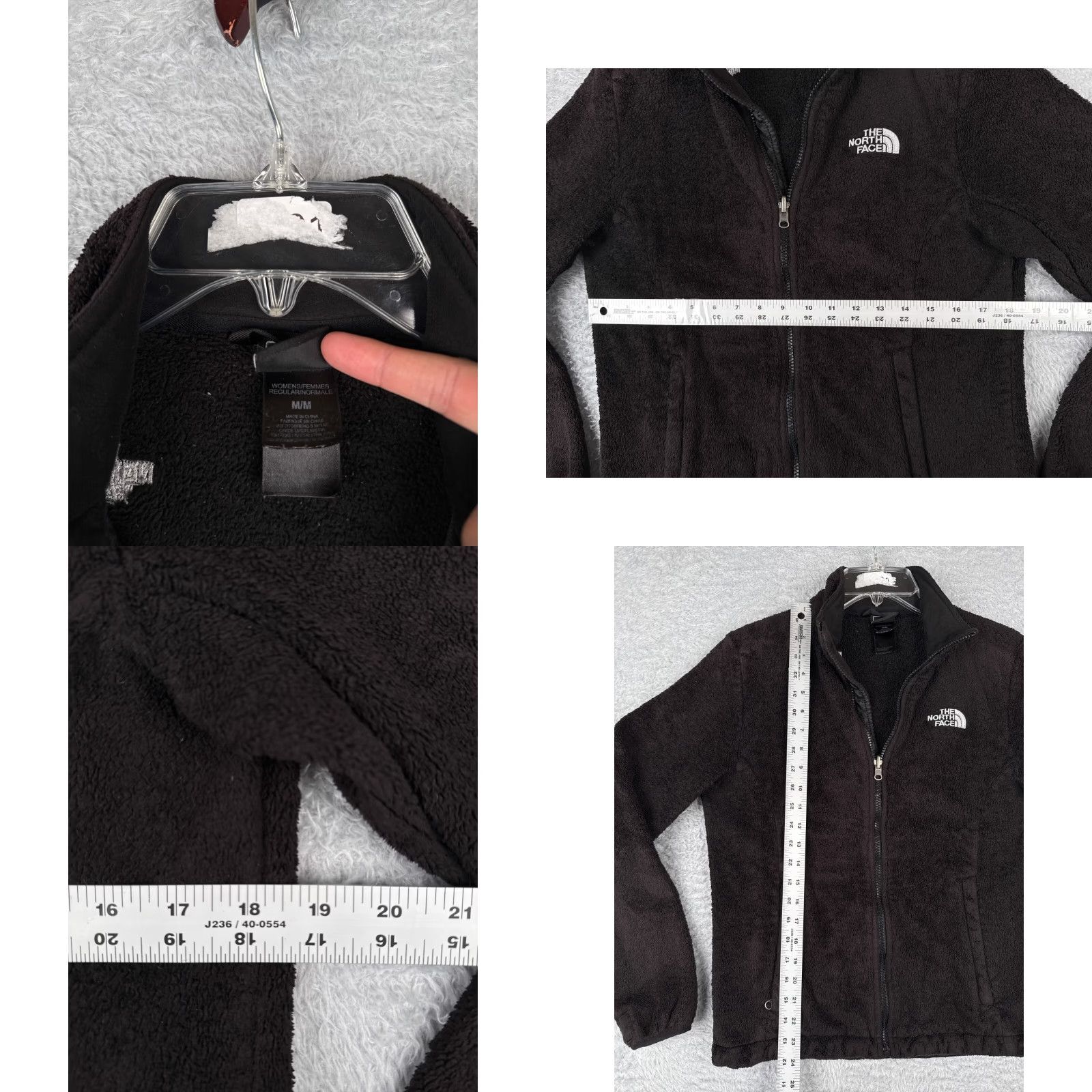 The North Face The North Face Jacket Womens Medium Black Full Zip Fleece Polyester Mock Neck Size M / US 6-8 / IT 42-44 - 8 Thumbnail