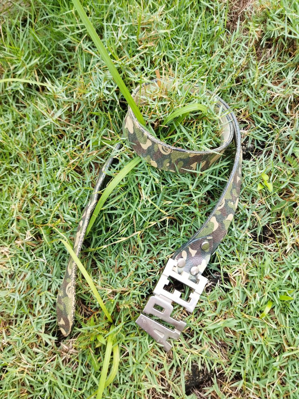 Bape APEE Camo Leather Belt Size ONE SIZE - 4 Thumbnail