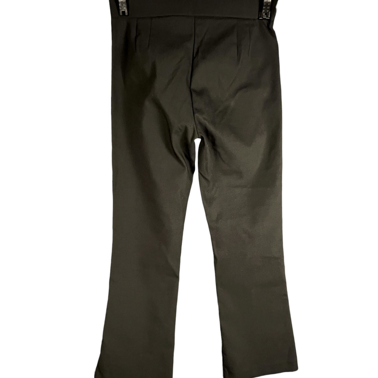 Zara Women's Zara Black Pocket Detail Flat Front Pants Slacks - M Size 30" / US 8 / IT 44 - 2 Thumbnail