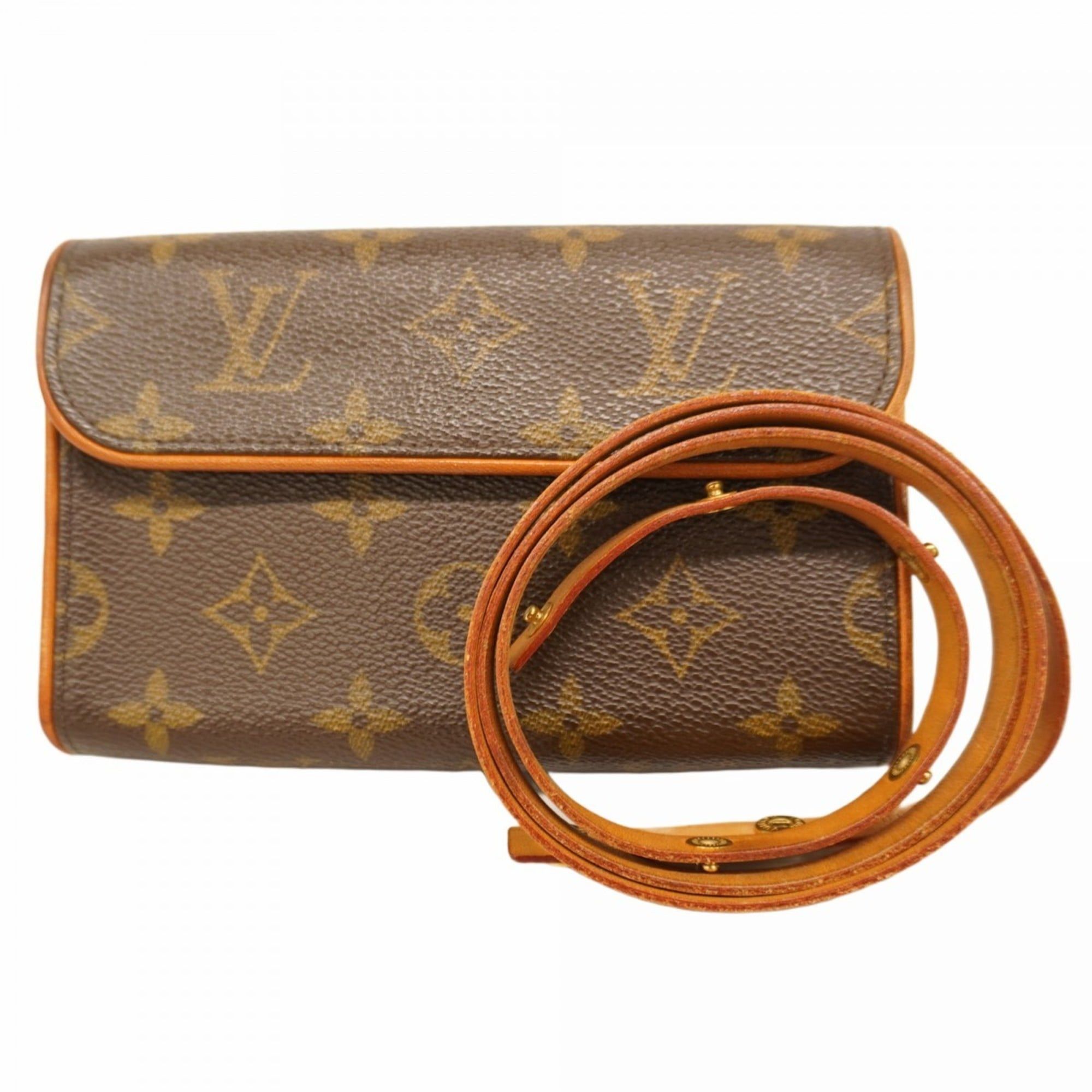 Louis Vuitton Monogram Florentine Pochette M51855 Brown Women's