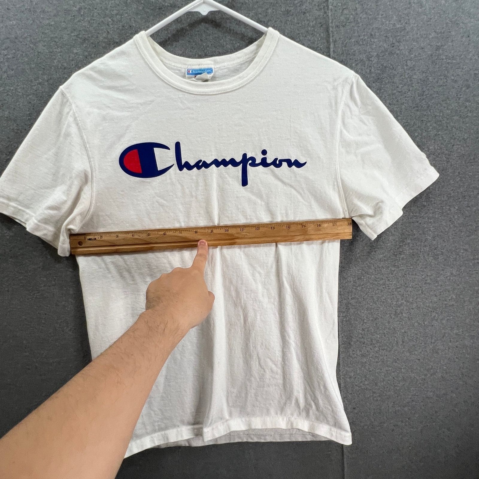 Champion Champion Shirt Adult Small White Casual T Shirt Mens Size US S / EU 44-46 / 1 - 5 Thumbnail