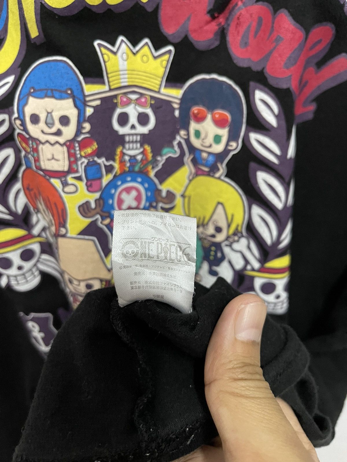 Anime × One Piece One Piece Big Logo T-shirt Black Size US L / EU 52-54 / 3 - 4 Thumbnail