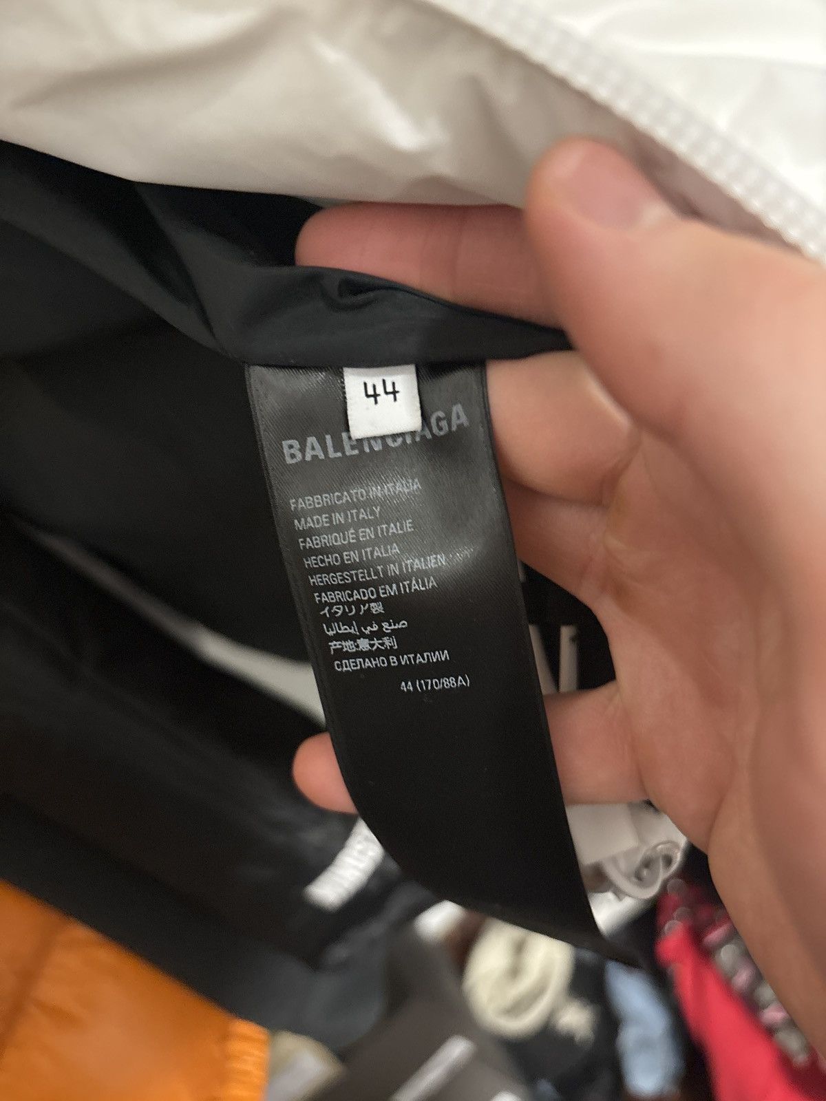 Balenciaga Black Antwerpen Distressed Inside Out Tee Size US M / EU 48-50 / 2 - 9 Thumbnail
