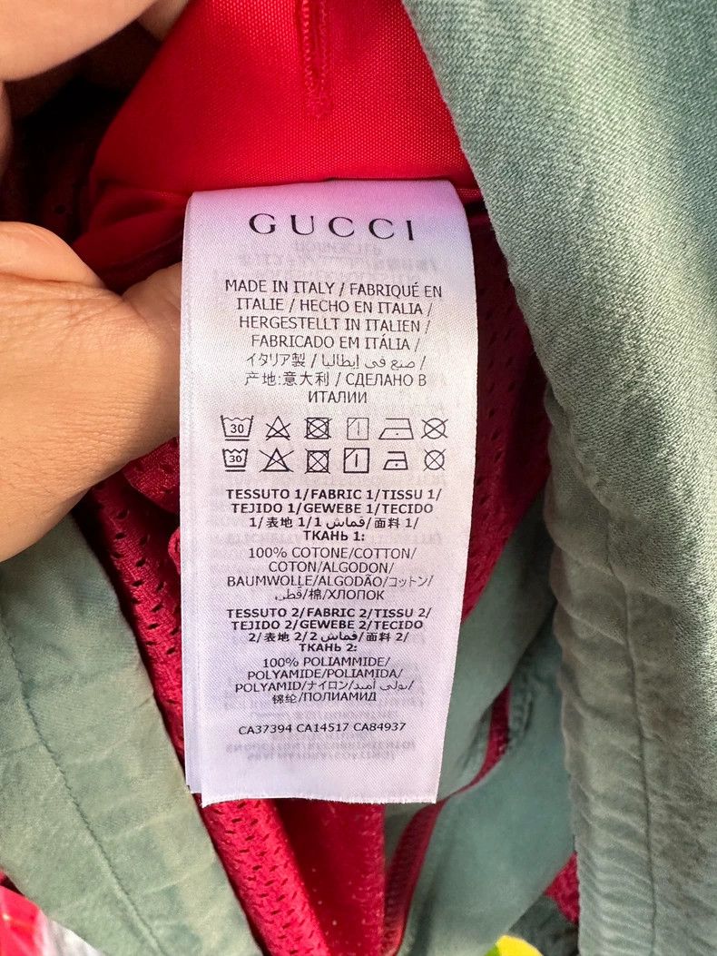 Gucci GucciClassic red and green zipper stand-up collar school un Size US S / EU 44-46 / 1 - 7 Thumbnail