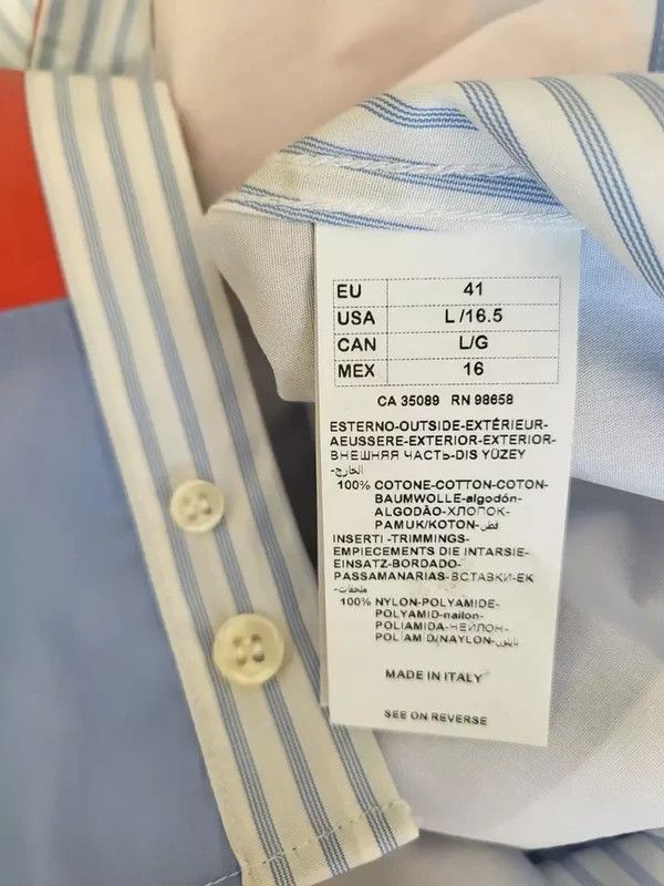 Paul & Shark RRP320€ PAUL&SHARK sz L NWT Shirts Long Sleeves Striped Blue Size US L / EU 52-54 / 3 - 7 Thumbnail