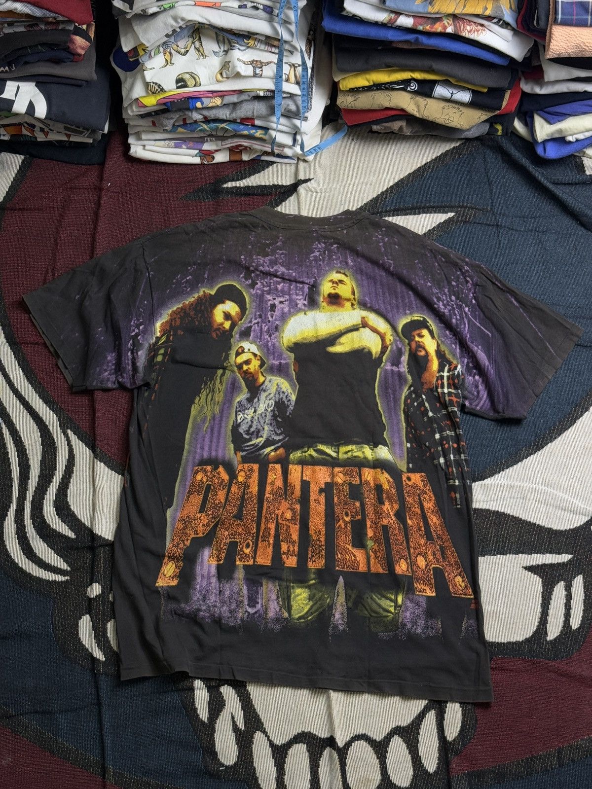 Band Tees × Vintage Vintage Pantera Size US XL / EU 56 / 4 - 4 Thumbnail