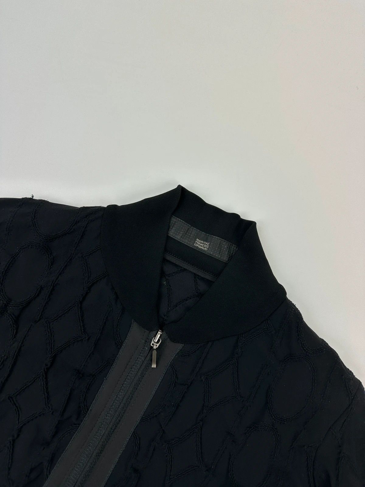 Marithe + Francois Girbaud Marithé + François Girbaud 00’s Black Stitches Fitted Jacket Size M / US 6-8 / IT 42-44 - 2 Thumbnail