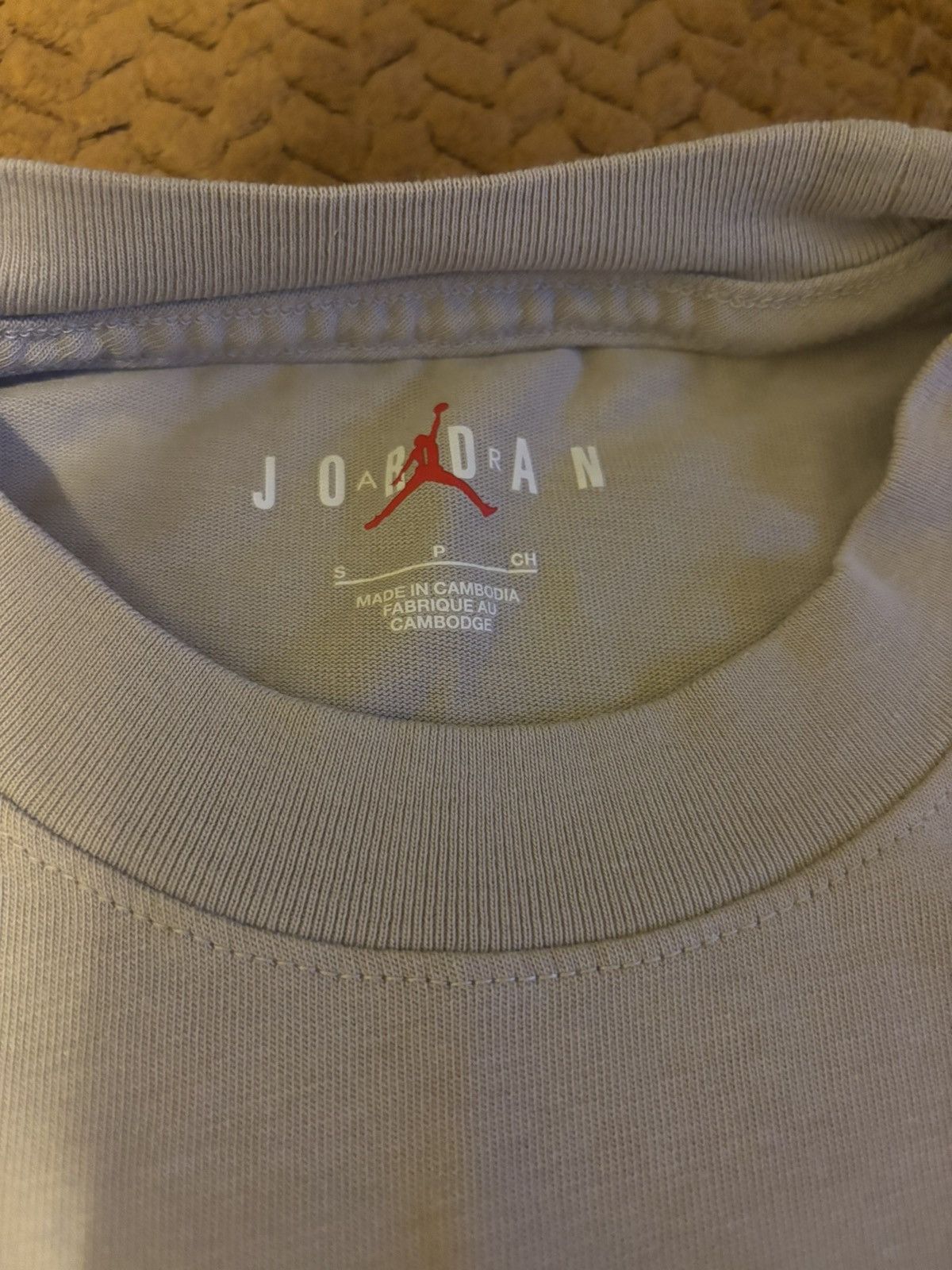 Jordan Brand Jordan beige\grayish shirt Size US S / EU 44-46 / 1 - 2 Thumbnail