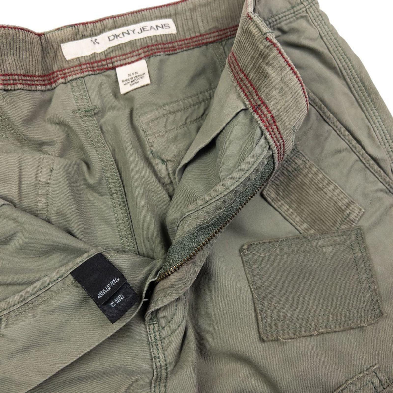DKNY Vintage DKNY Jeans Patchwork Cargo Trousers Size W36 Size US 36 / EU 52 - 6 Thumbnail