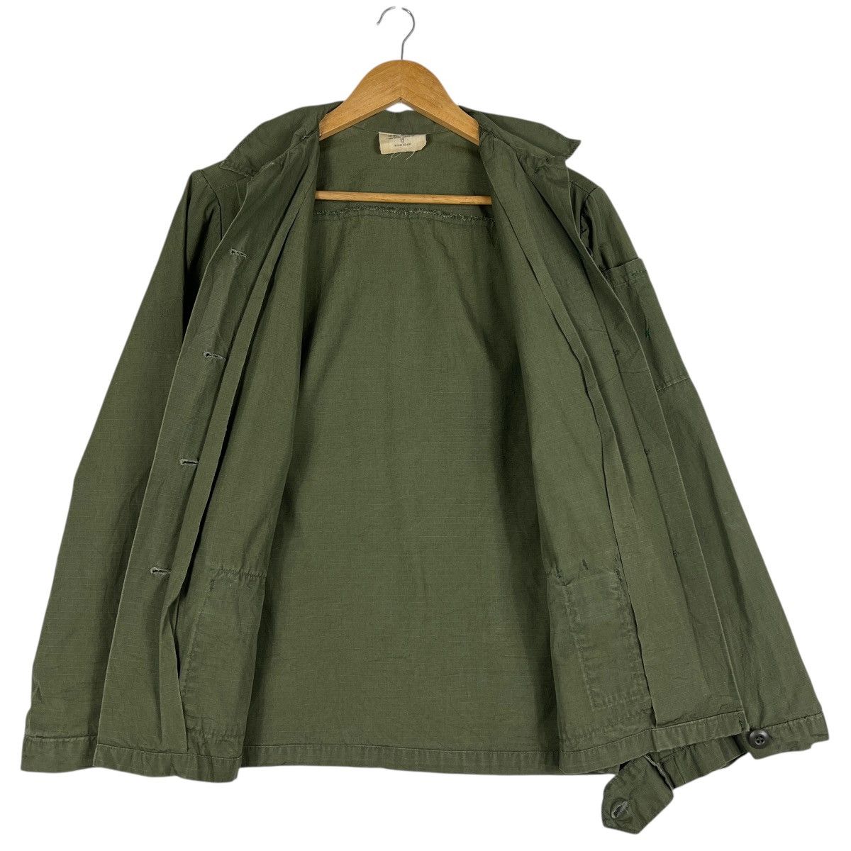 Vintage Vintage Military Shirt Utility Cotton Poplin Og 107 Size XL / US 12-14 / IT 48-50 - 8 Thumbnail