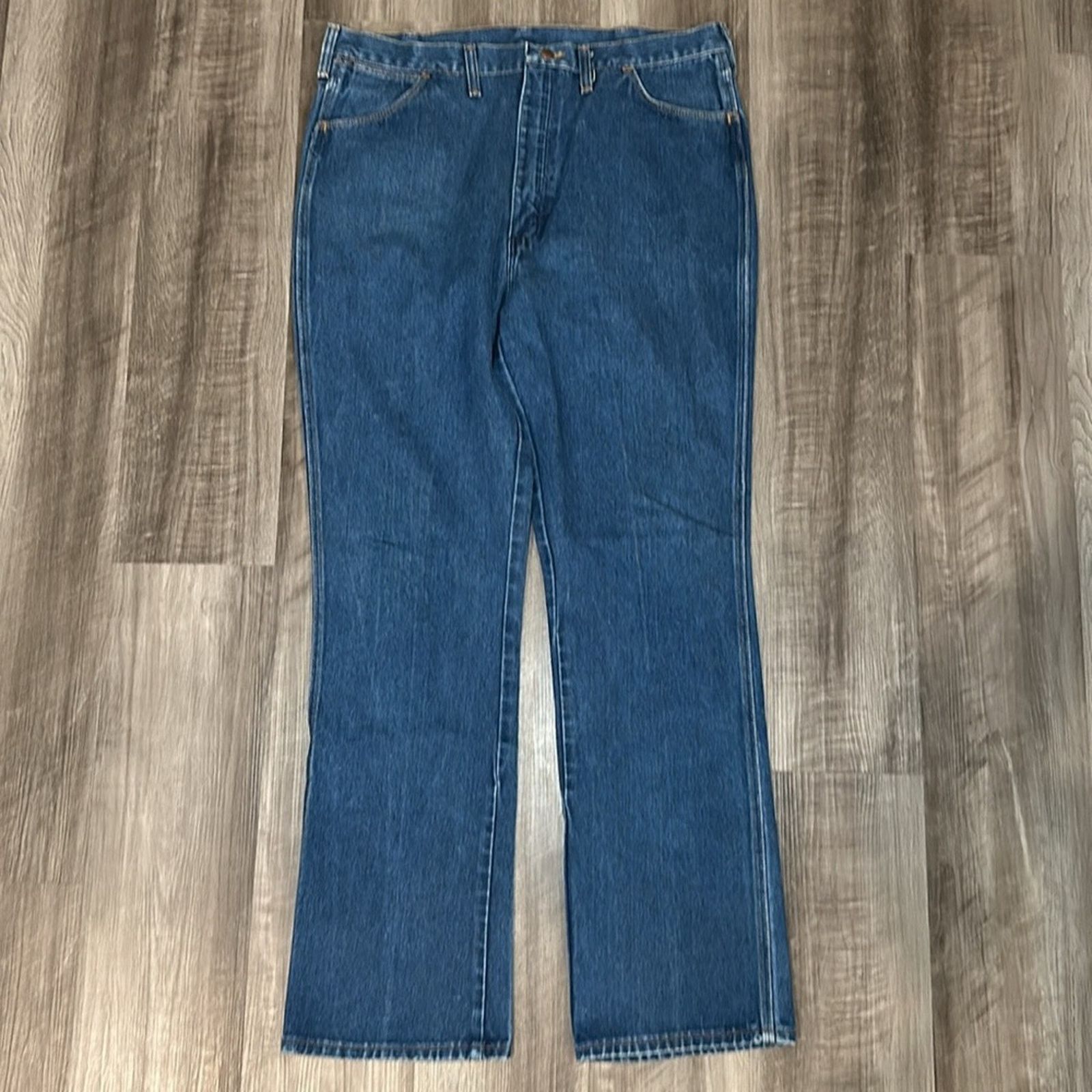 Wrangler Wrangler Vintage Cowboy Cut Slim Regular Fit Jeans - 40x34 Size US 40 / EU 56 - 2 Thumbnail