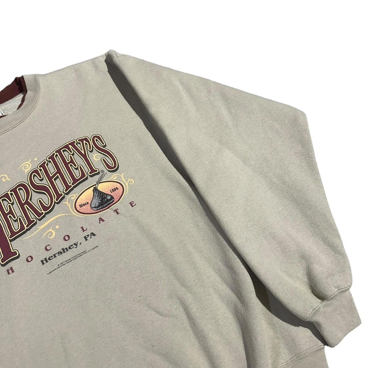 Designer 1997 Hersheys Chocolate Sweatshirt (Made in USA) Size US XXL / EU 58 / 5 - 2 Thumbnail