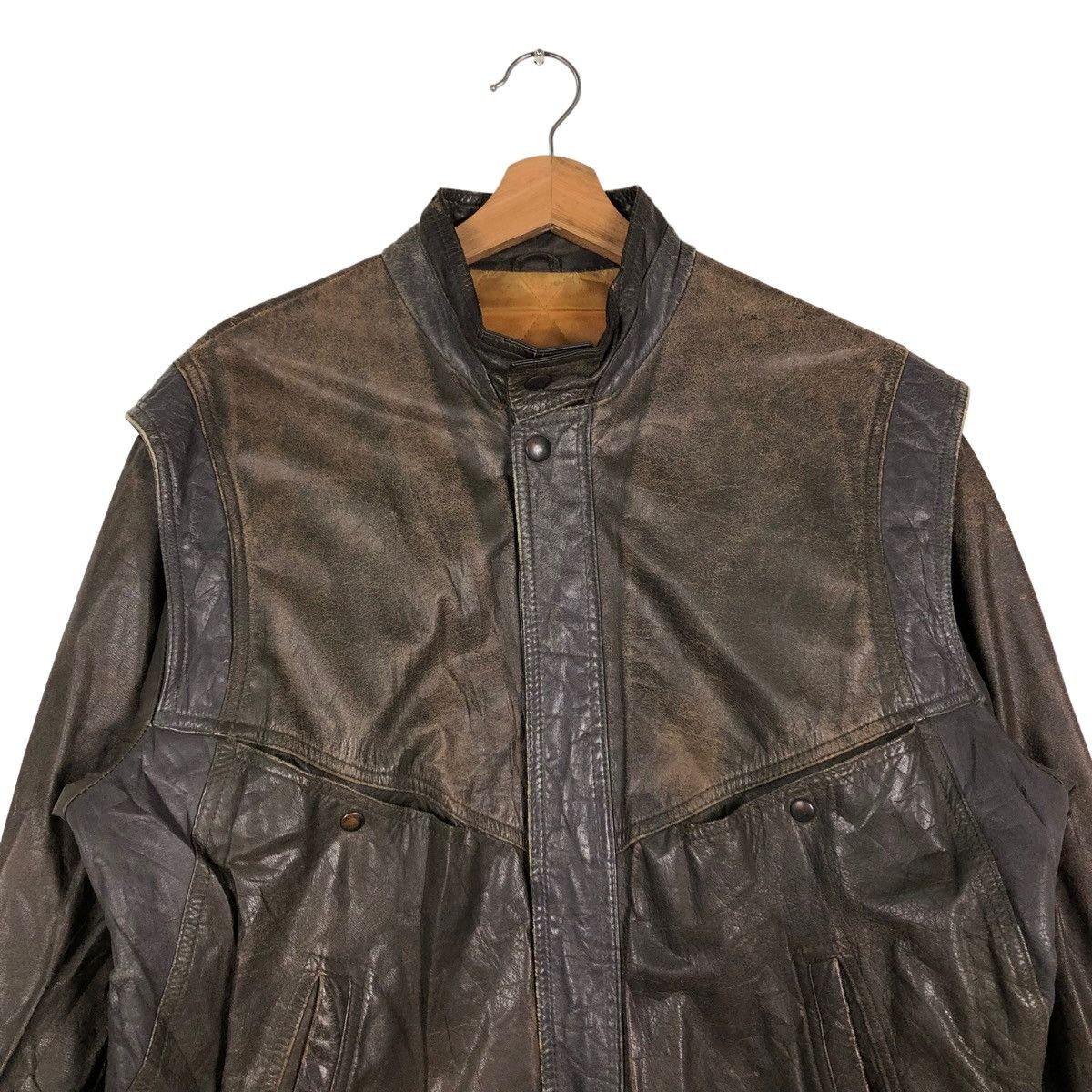 Japanese Brand 🔥VTG BONDAGE PARACHUTE BIKER JACKET GRANVALTA ISSEY MIYAKE Size US M / EU 48-50 / 2 - 3 Thumbnail