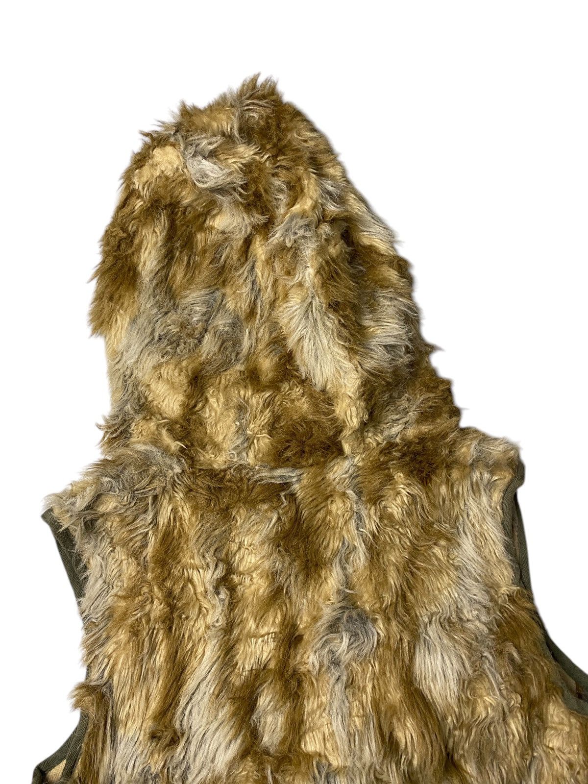 If Six Was Nine 2000's Moussy Fur Military Vest Hoodie Size US M / EU 48-50 / 2 - 12 Thumbnail