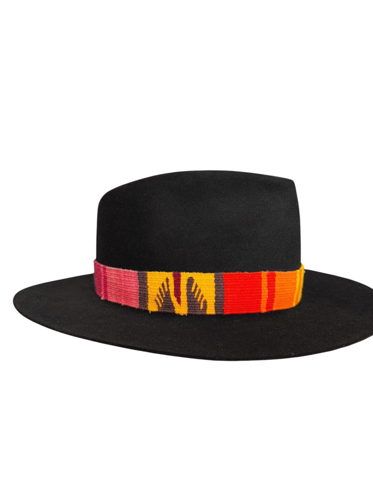 Nick Fouquet Sz57 Beaver Fur Felt Bohemian Band Hat Size ONE SIZE - 7 Thumbnail