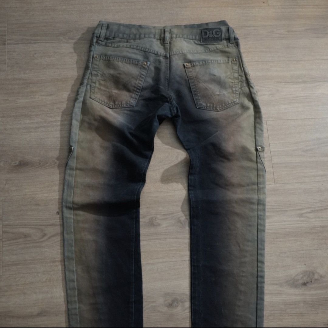 Dolce & Gabbana AW2003 Dolce & Gabbana Gradient Bleached Multi Pockets Pants Size US 32 / EU 48 - 7 Thumbnail