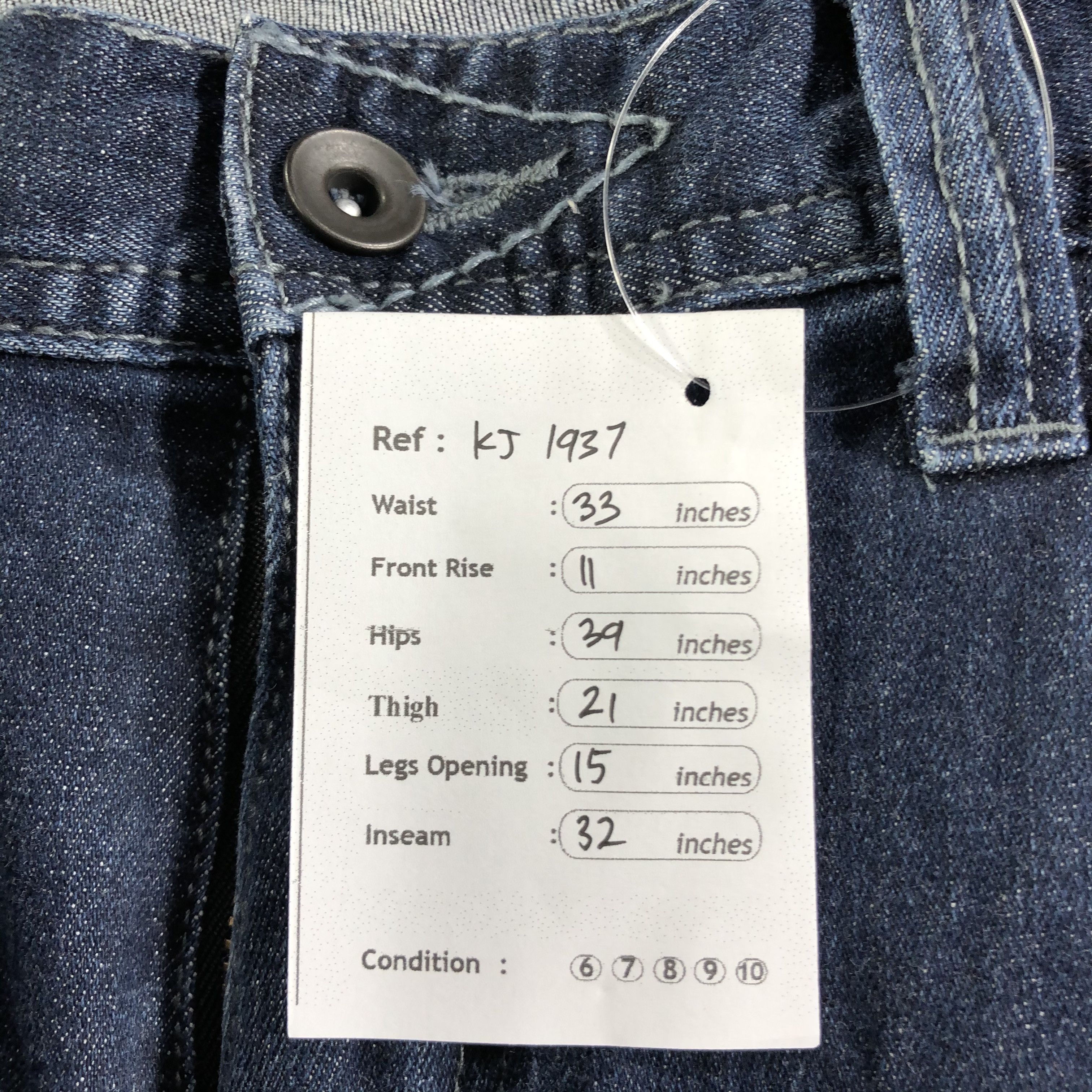 Japanese Brand Vintage Japanese Brand Denim Cargo Pants KJ1937 Size US 32 / EU 48 - 12 Thumbnail