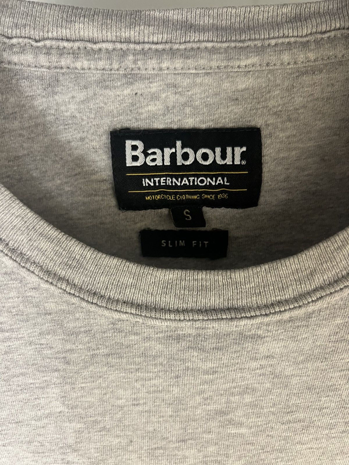 Barbour × Vintage VERY RARE BARBOUR INTERNATIONAL MOTORCYCLE T-SHIRT Y2K 90s Size US S / EU 44-46 / 1 - 5 Thumbnail