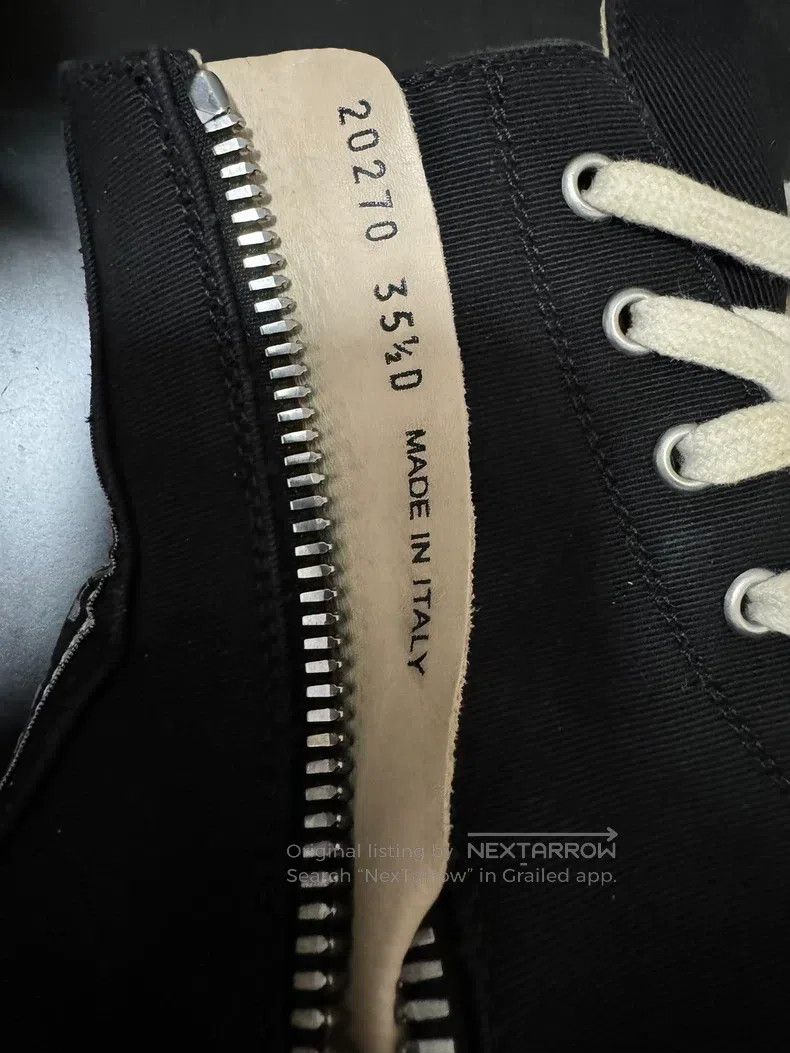 Rick Owens Rick Owens High-top Converse Size US 5 / IT 35 - 9 Thumbnail