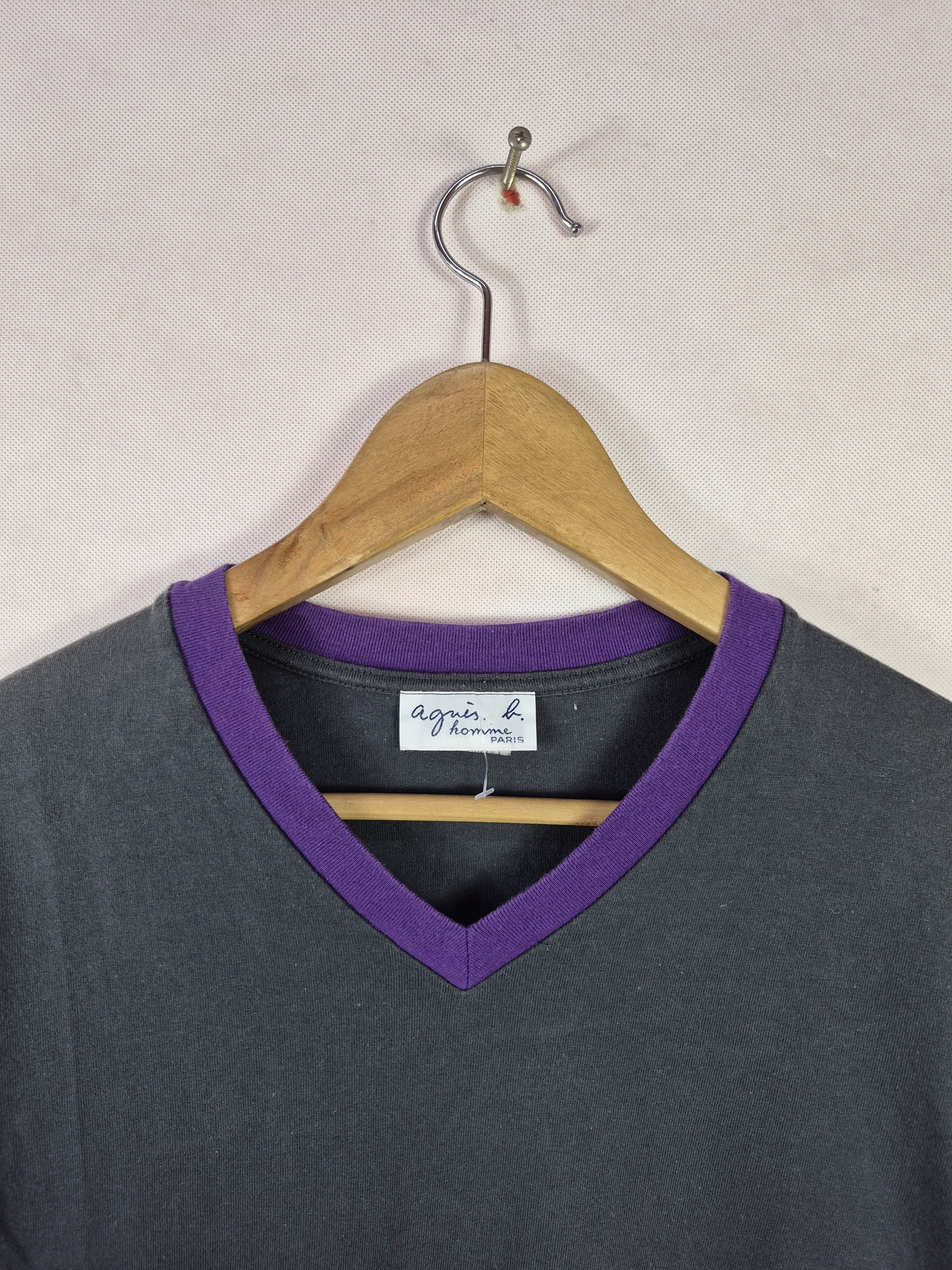 agnes b. 🔥 Vintage Agnes B Homme Paris Longsleeves Tops Size US S / EU 44-46 / 1 - 2 Thumbnail