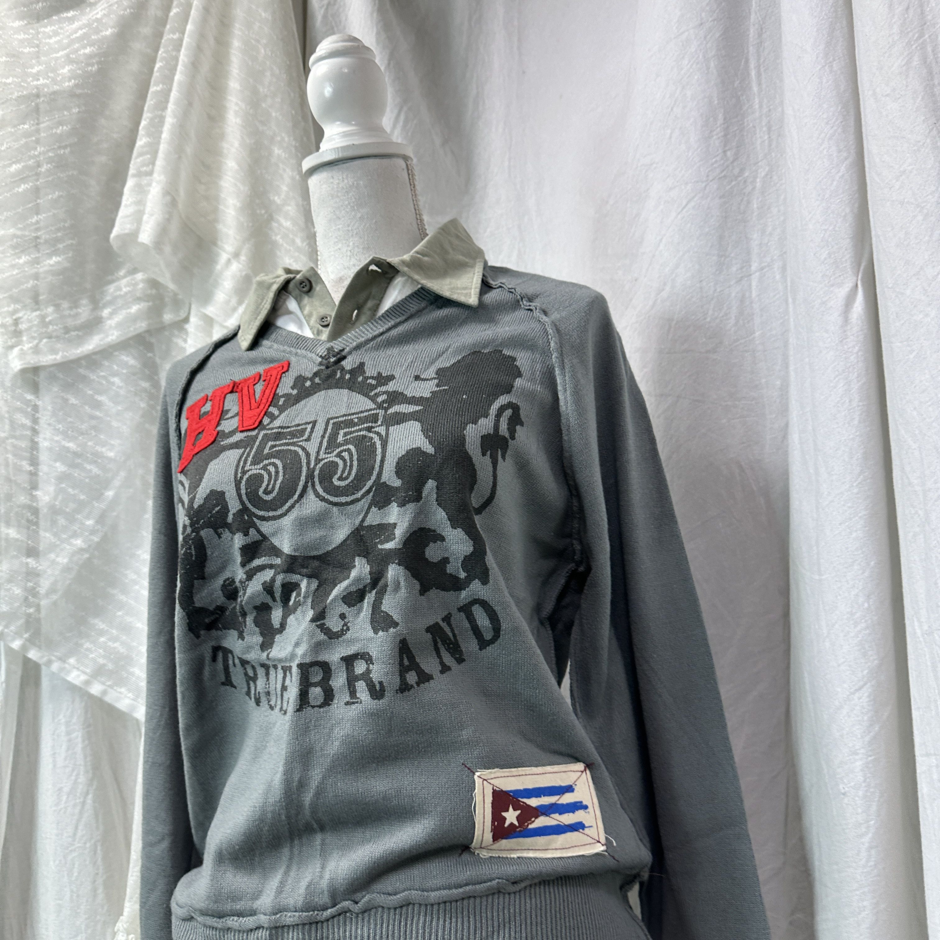 Vintage Vintage Havana Blues College Logo Sweatshirt Y2K Size US M / EU 48-50 / 2 - 5 Thumbnail