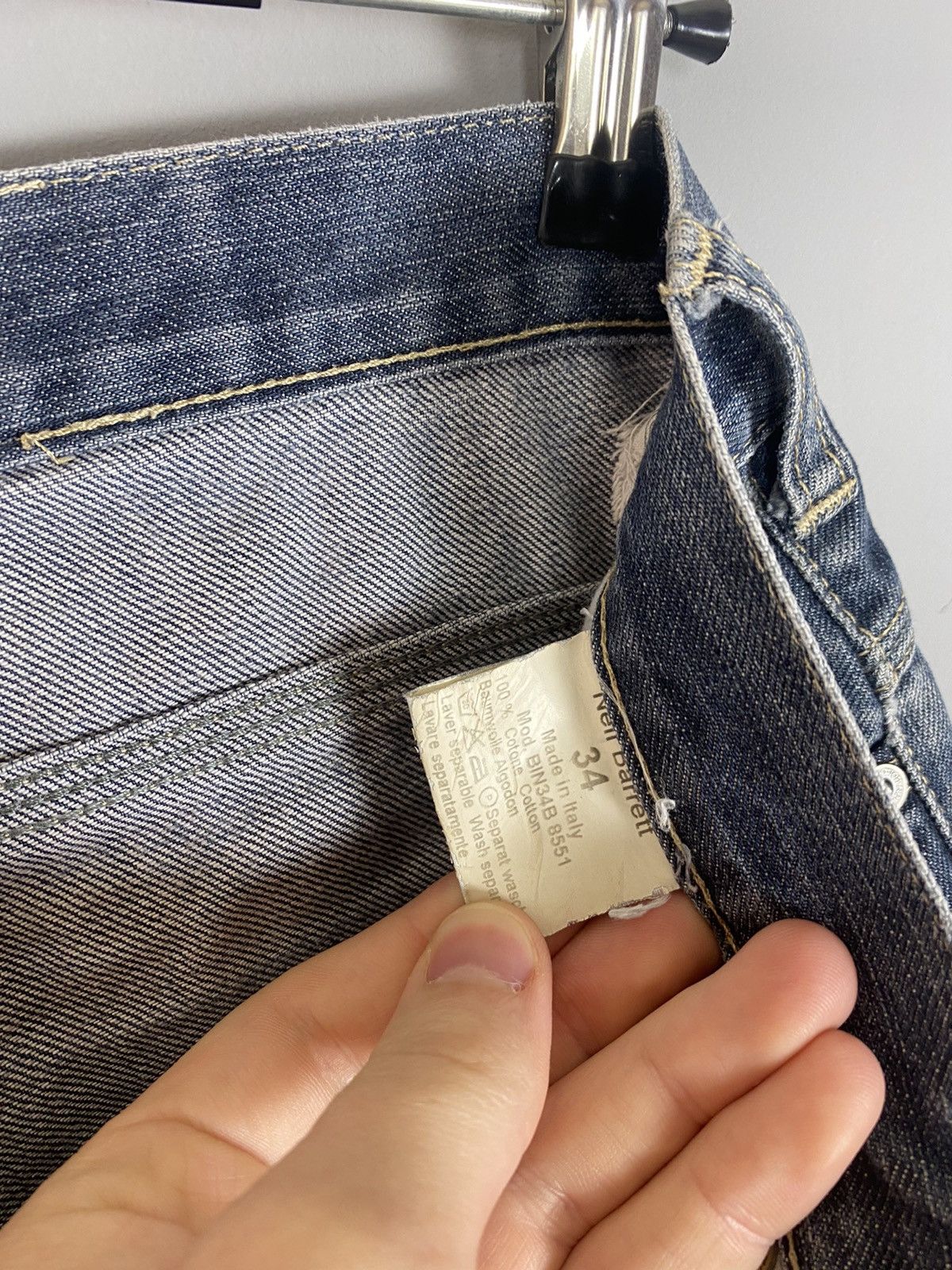 Neil Barrett × Vintage Vintage 90s Neil Barrett jeans shorts Size US 34 / EU 50 - 9 Thumbnail