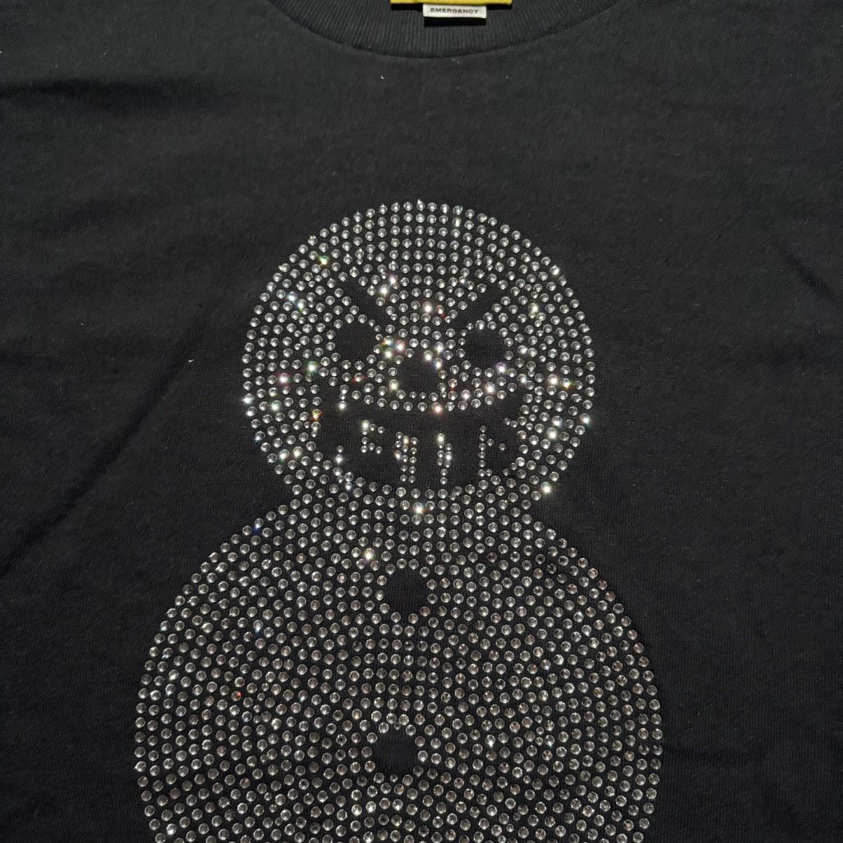 S4LEM Salem Snowman Rhinestone T-Shirt Black | Size L Size US L / EU 52-54 / 3 - 3 Thumbnail