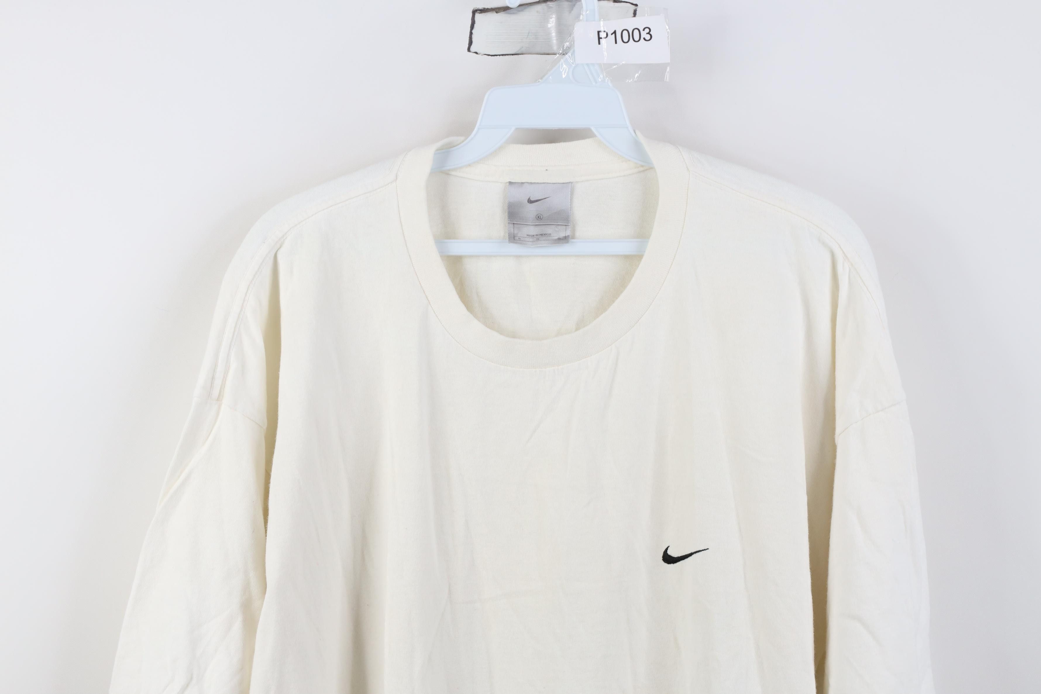 Nike Vintage Y2K Nike Travis Scott Mini Swoosh T-Shirt Cotton Size US XL / EU 56 / 4 - 2 Thumbnail